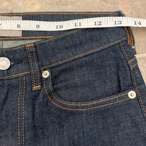 Everlane The Mid-rise Skinny denim Jeans Ankle crop size 25 in Dark Indigo - Picture 13 of 16